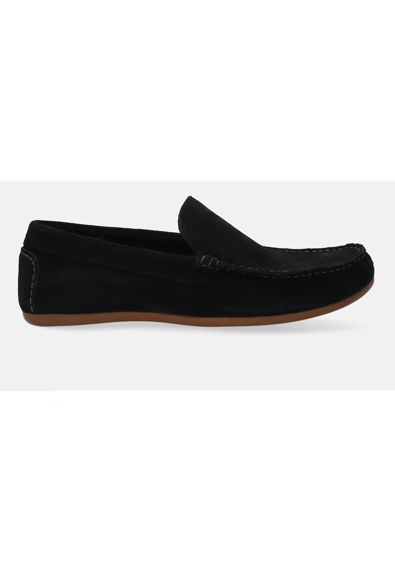 VENEZIA Pantofi loafer de piele intoarsa