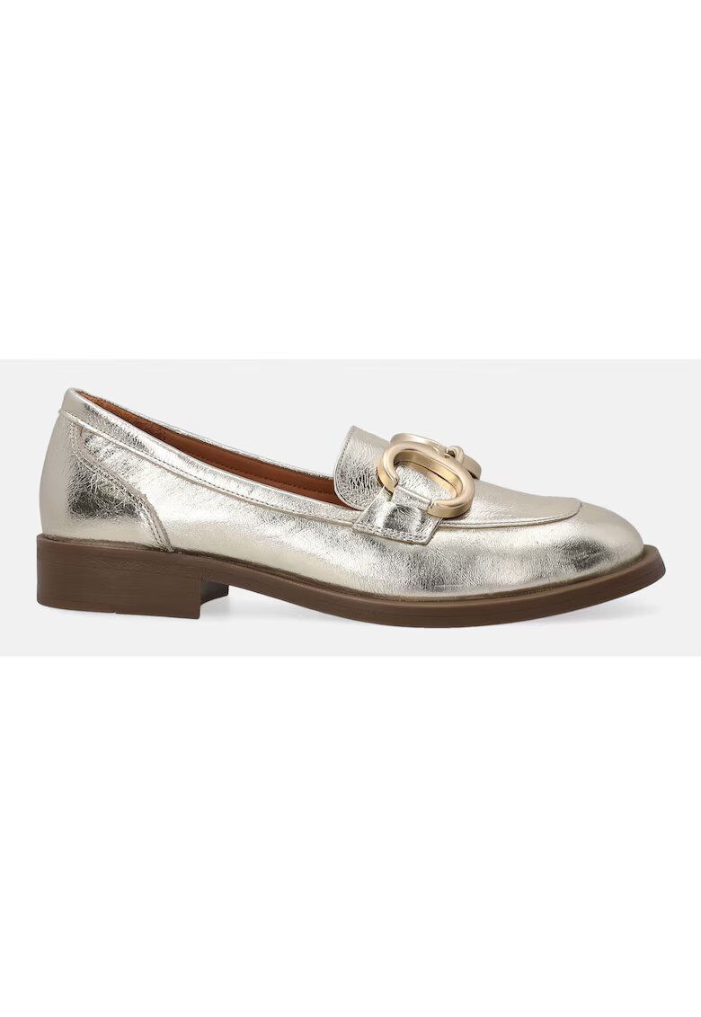 VENEZIA Pantofi Loafer din piele cu detaliu metalic