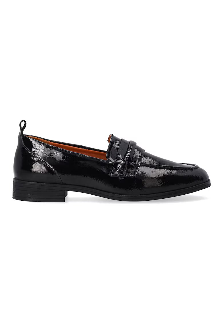 VENEZIA Pantofi loafer din piele lacuita - Negru