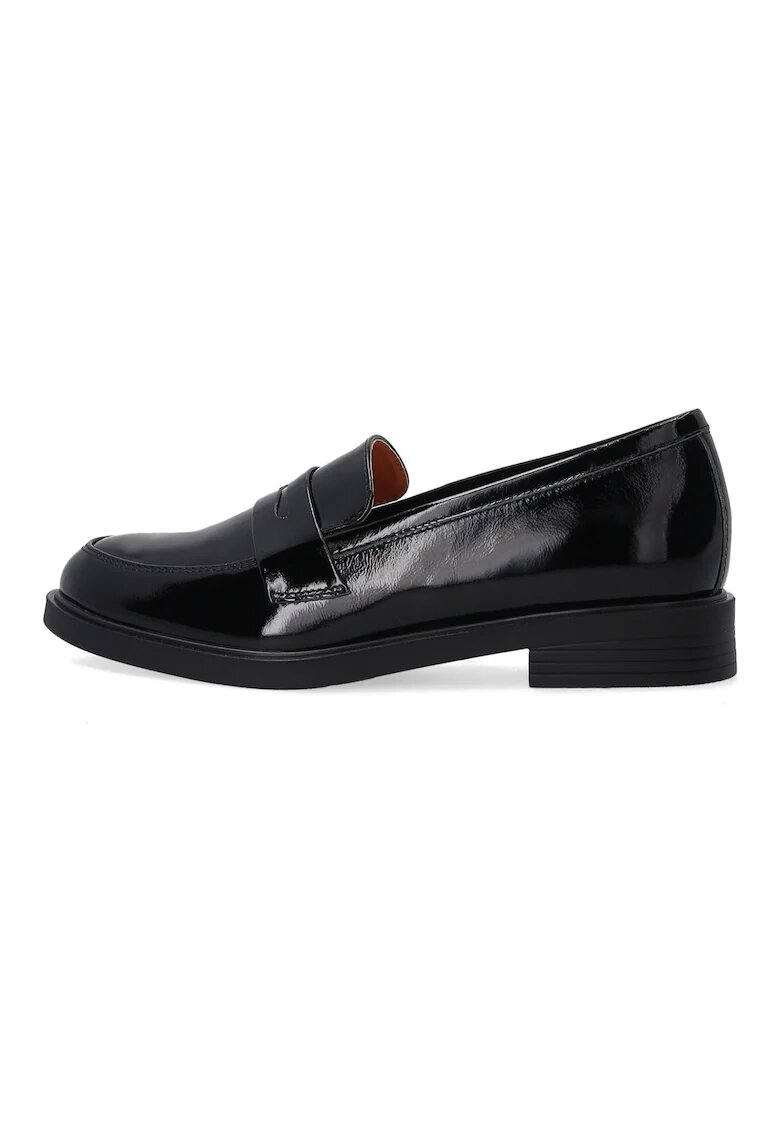 VENEZIA Pantofi loafer din piele lacuita - Negru