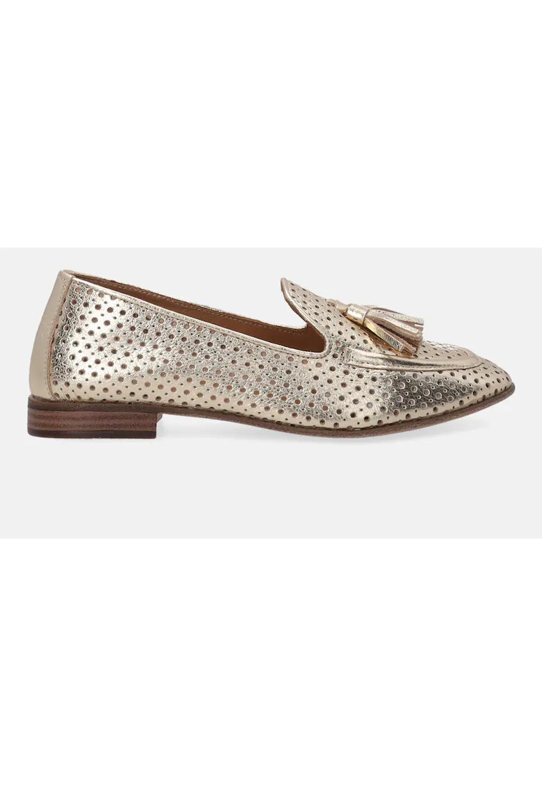 VENEZIA Pantofi loafer perforati din piele