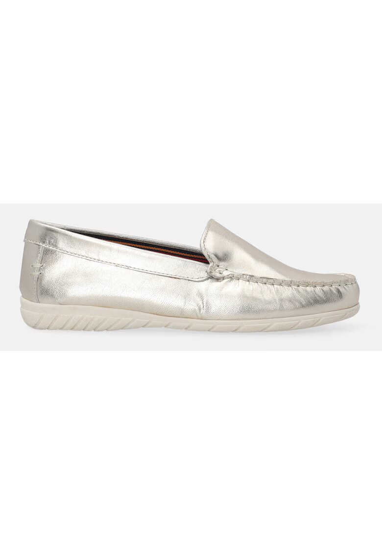 VENEZIA Pantofi loafers cu aspect metalic