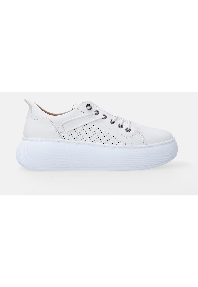 VENEZIA Pantofi sport din piele cu platforma