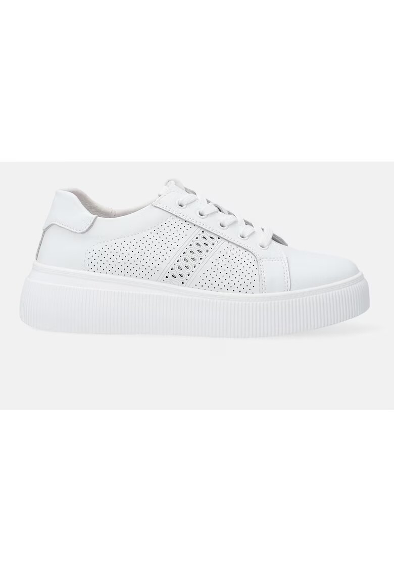 VENEZIA Pantofi sport din piele cu talpa wedge