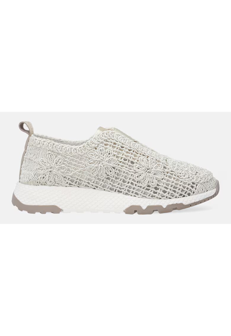 VENEZIA Pantofi sport din piele si material textil