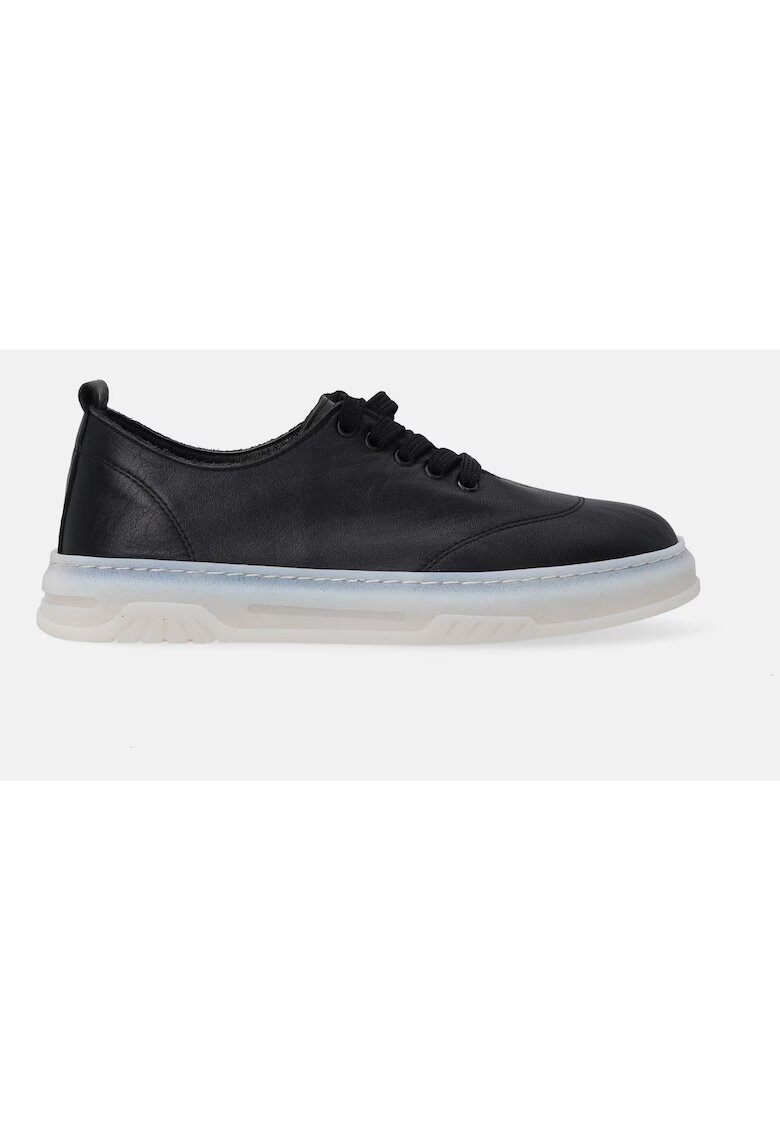 VENEZIA PANTOFI SPORT DIN PIELE UNI CU SIRET