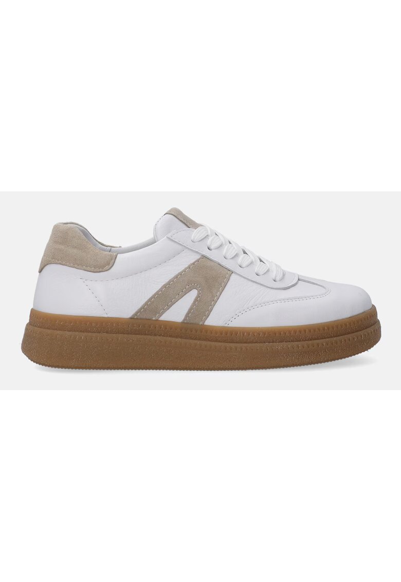 VENEZIA Pantofi sport flatform din piele