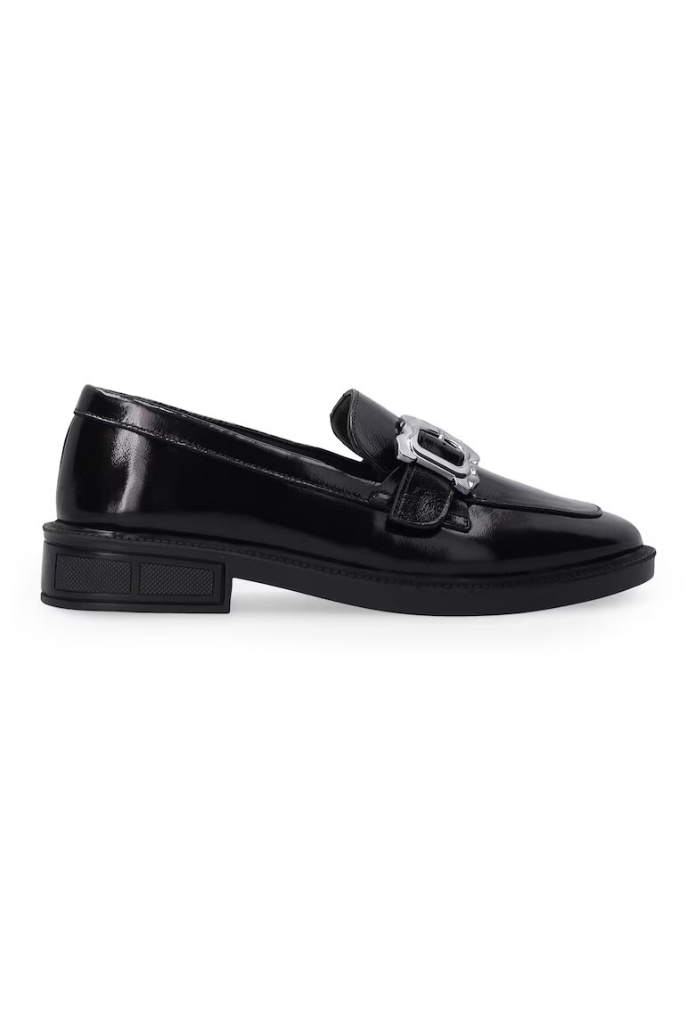 VENEZIA Pantofi tip loafer din piele lacuita cu catarama