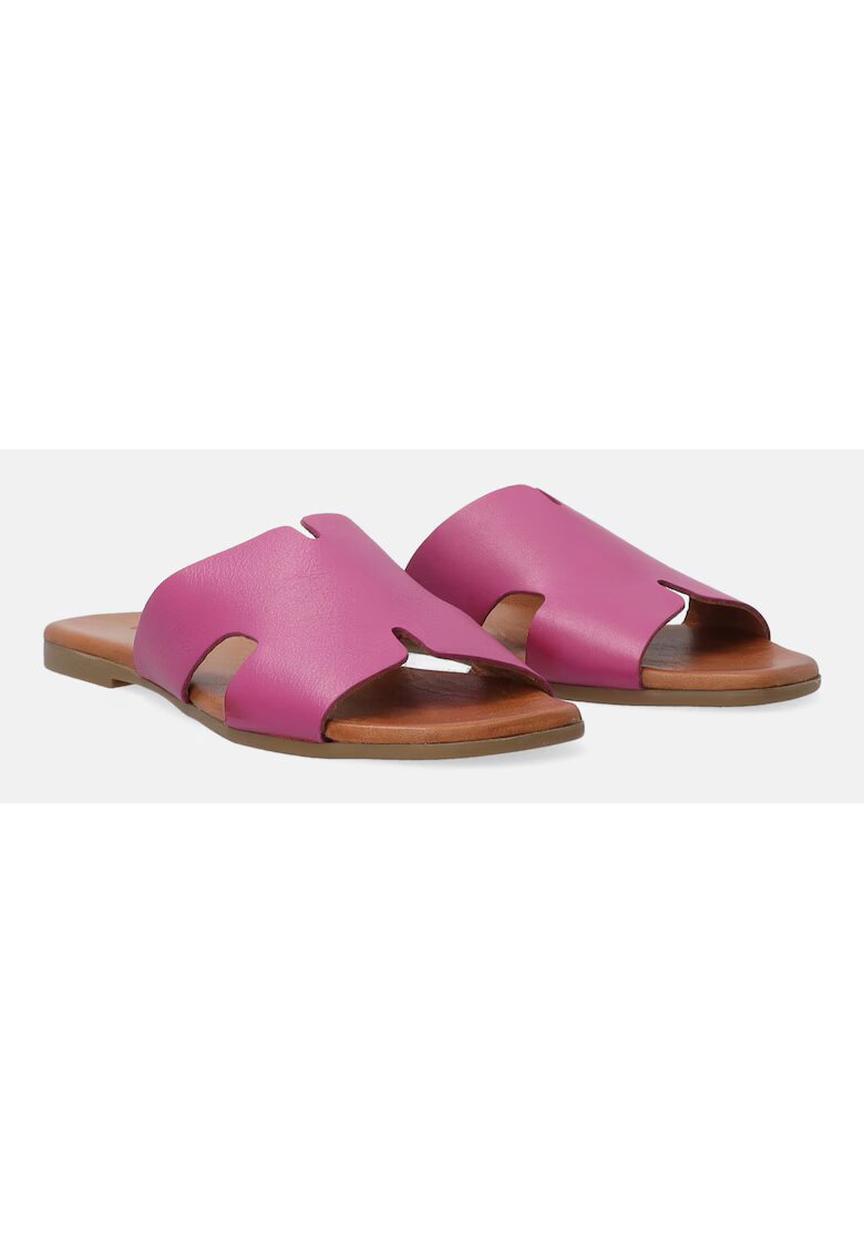 VENEZIA Papuci din piele cu flatform
