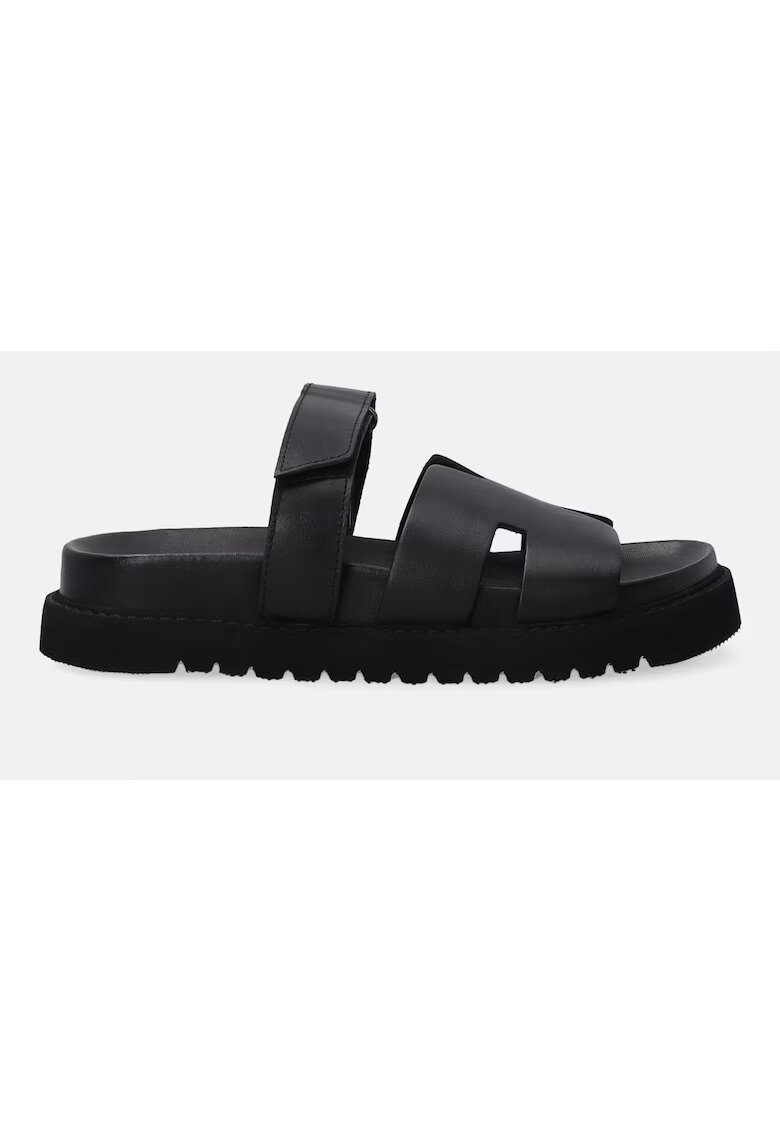 VENEZIA Papuci din piele cu velcro