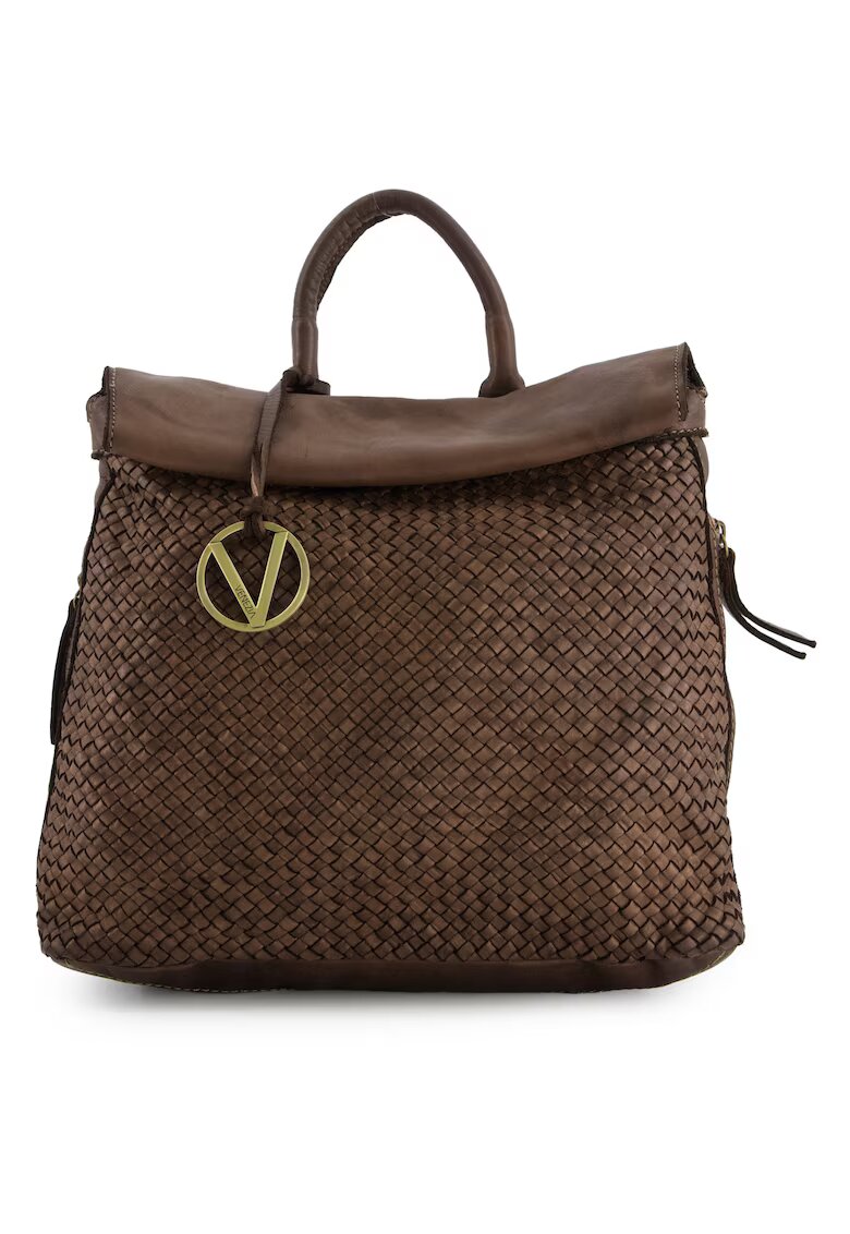VENEZIA Rucsac din piele naturala cu aspect texturat