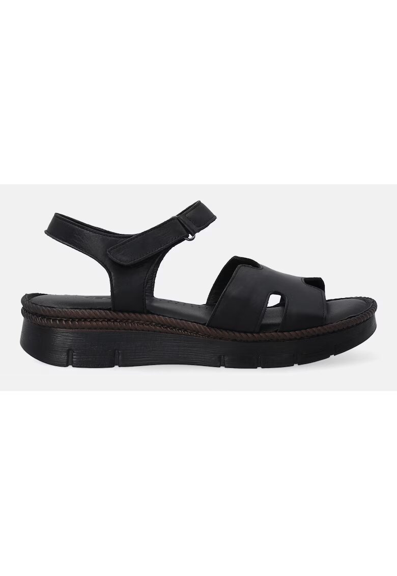 VENEZIA Sandale din piele cu banda velcro