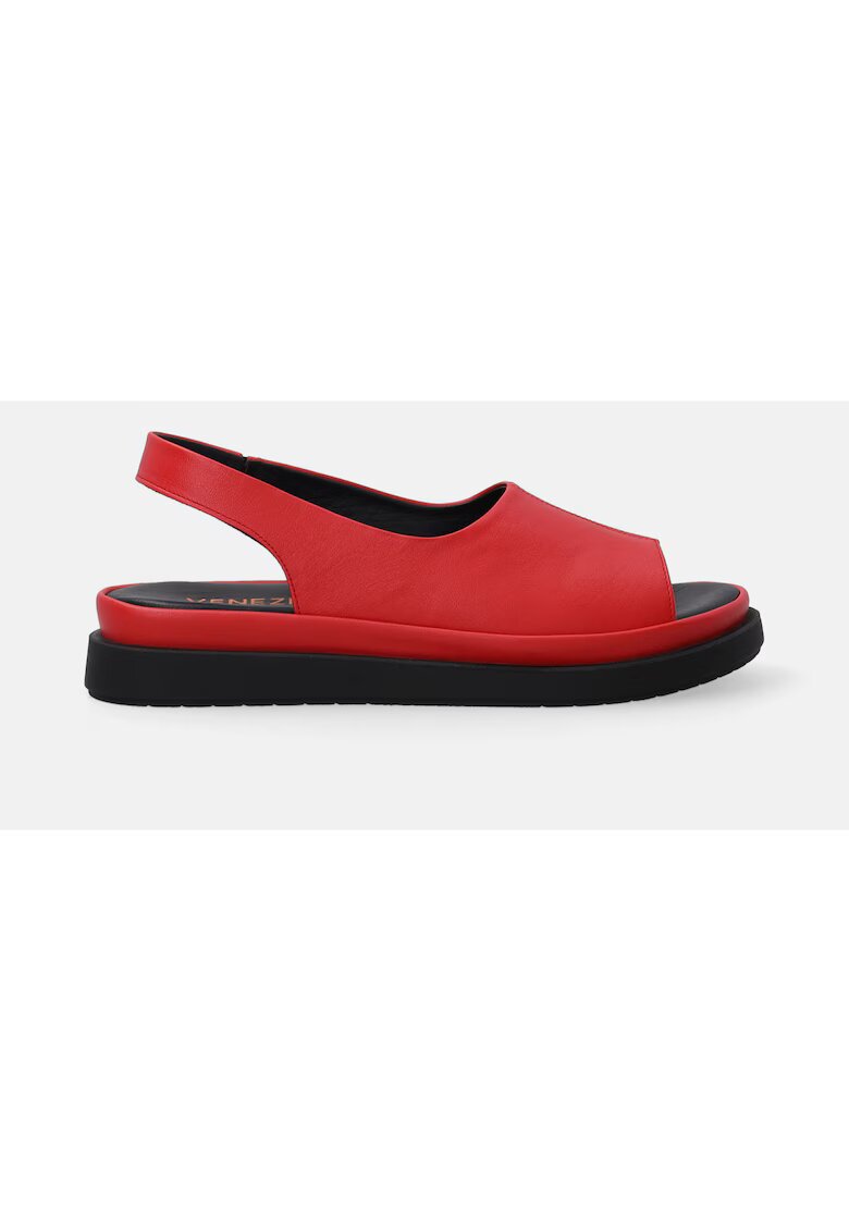 VENEZIA Sandale din piele cu bareta elastica