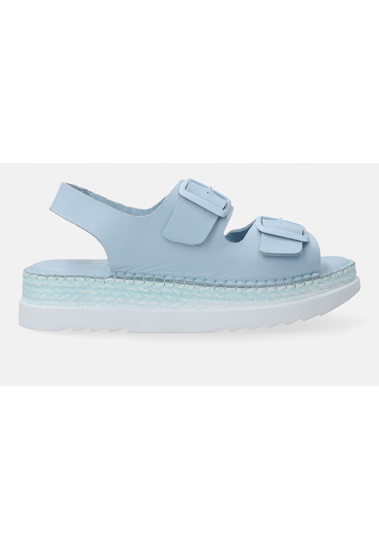 VENEZIA Sandale din piele cu design cu catarame