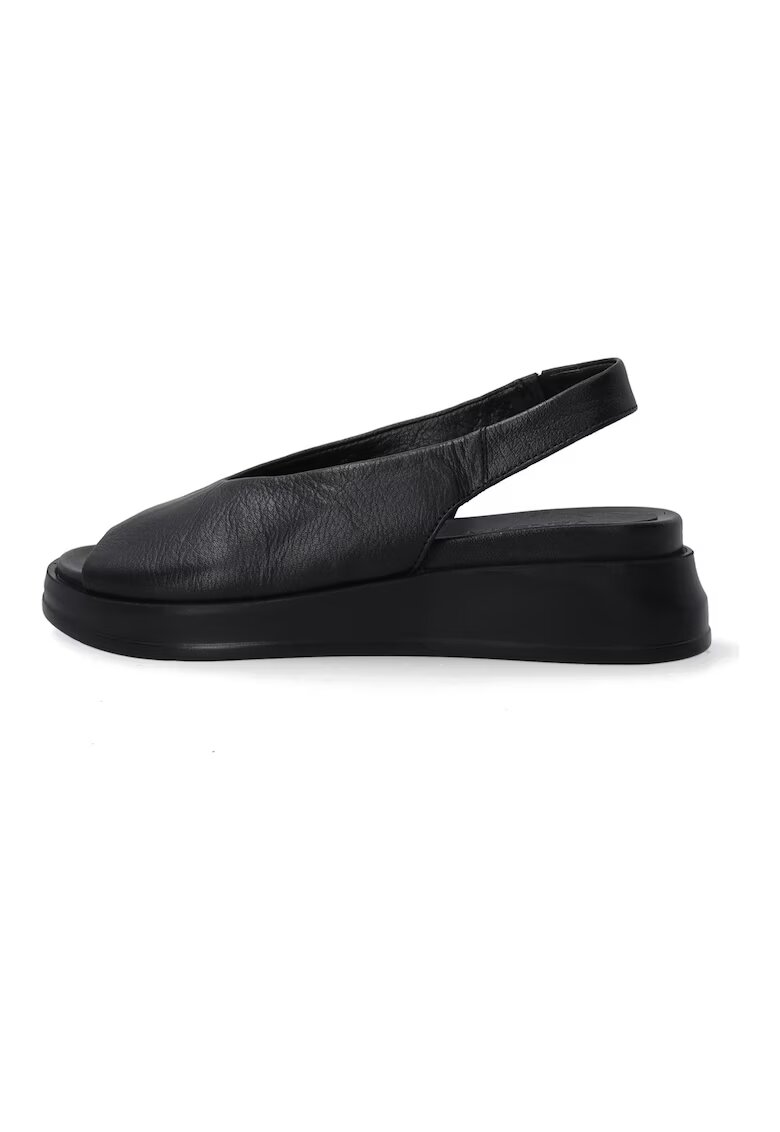 VENEZIA Sandale din piele cu platforma si bareta slingback