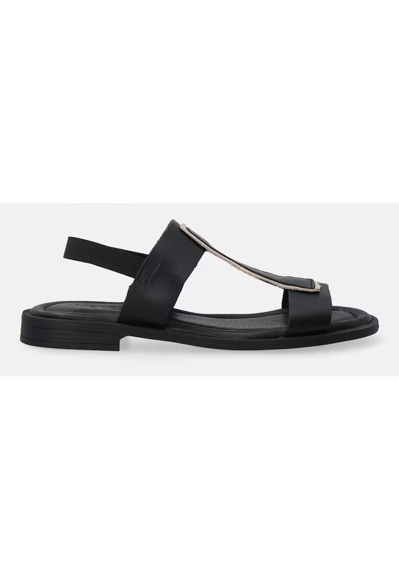 VENEZIA Sandale din piele pentru confort maxim - Negru