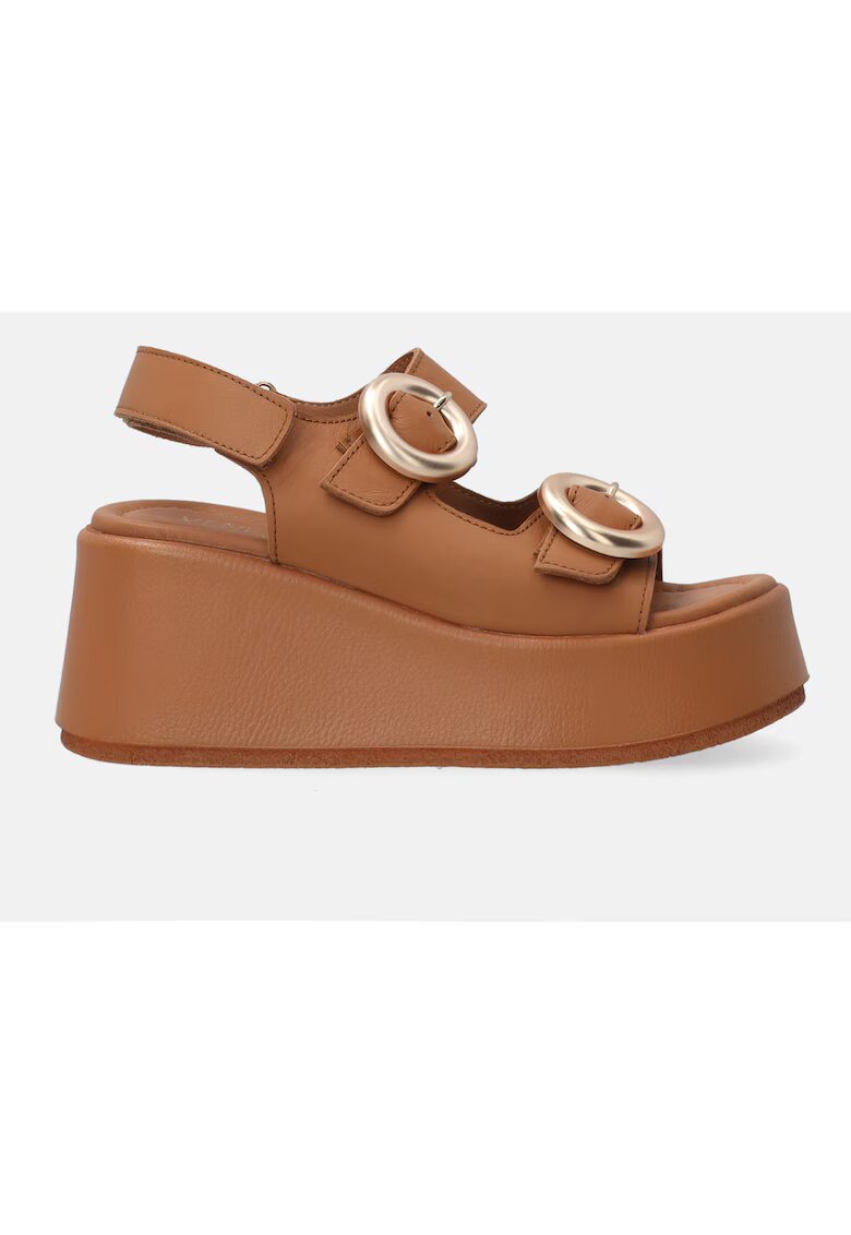 VENEZIA Sandale din piele wedge