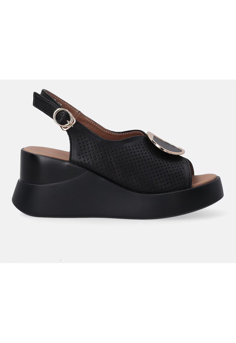 VENEZIA Sandale wedge cu perforatii