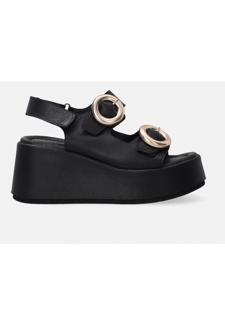 VENEZIA Sandale wedge din piele