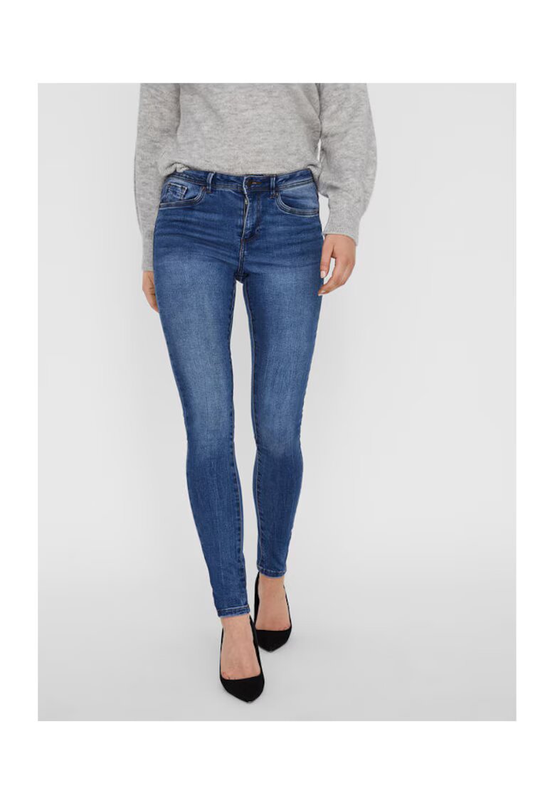 Vero Moda Blugi dama - 302737574 - Bumbac/Poliester/Bumbac - M-L34 INTL - Albastru