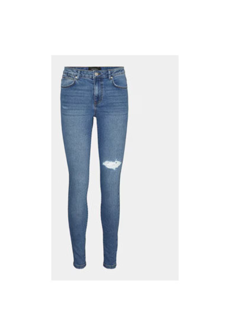 Vero Moda Blugi dama - 303614539 - Bumbac/Poliester - Albastru - Albastru