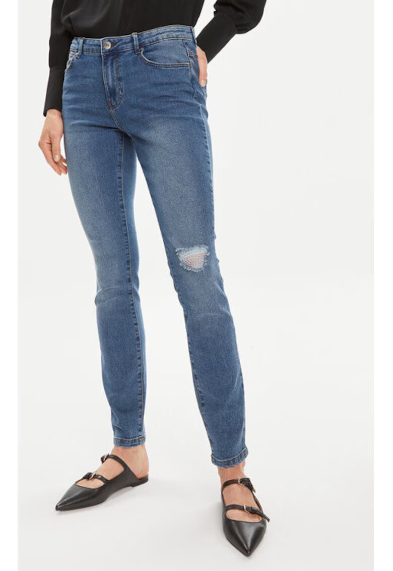 Vero Moda Blugi dama - 303614539 - Bumbac/Poliester - XS-L30 EU - Albastru