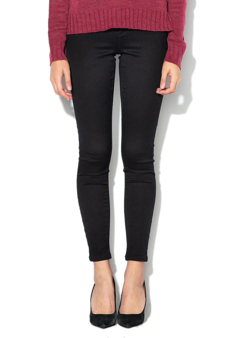 Vero Moda Blugi skinny cu talie inalta - Negru