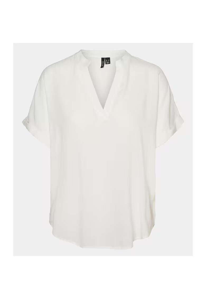 Vero Moda Bluza dama - 303612825 - Alb - Viscoza