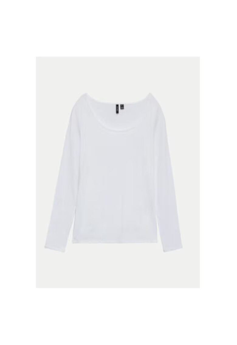Vero Moda Bluza dama - 304785696 - Bumbac - Alb - Alb