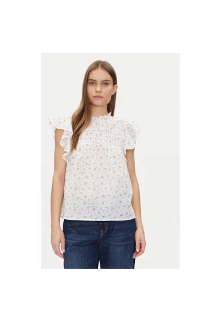 Vero Moda Bluza dama Bumbac organic - Alb