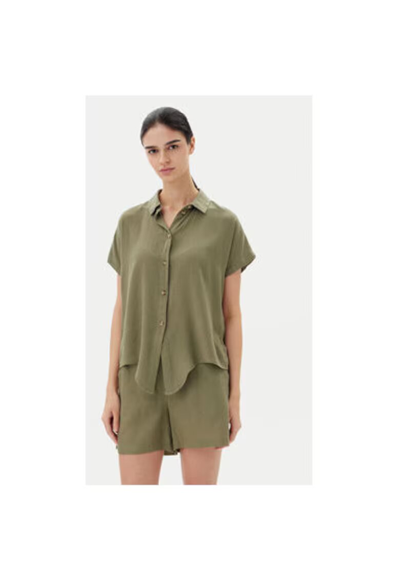Vero Moda Camasa dama 10333794 - In/Viscoza - Verde - Verde