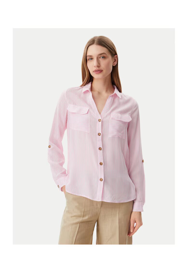 Vero Moda Camasa dama - 304785764 - Viscoza - Roz - Roz
