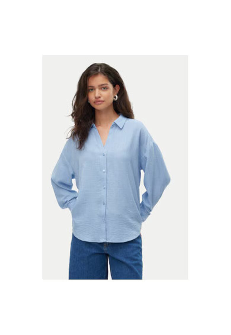 Vero Moda Camasa Dama - 304786600 - Poliester - Albastru - Albastru
