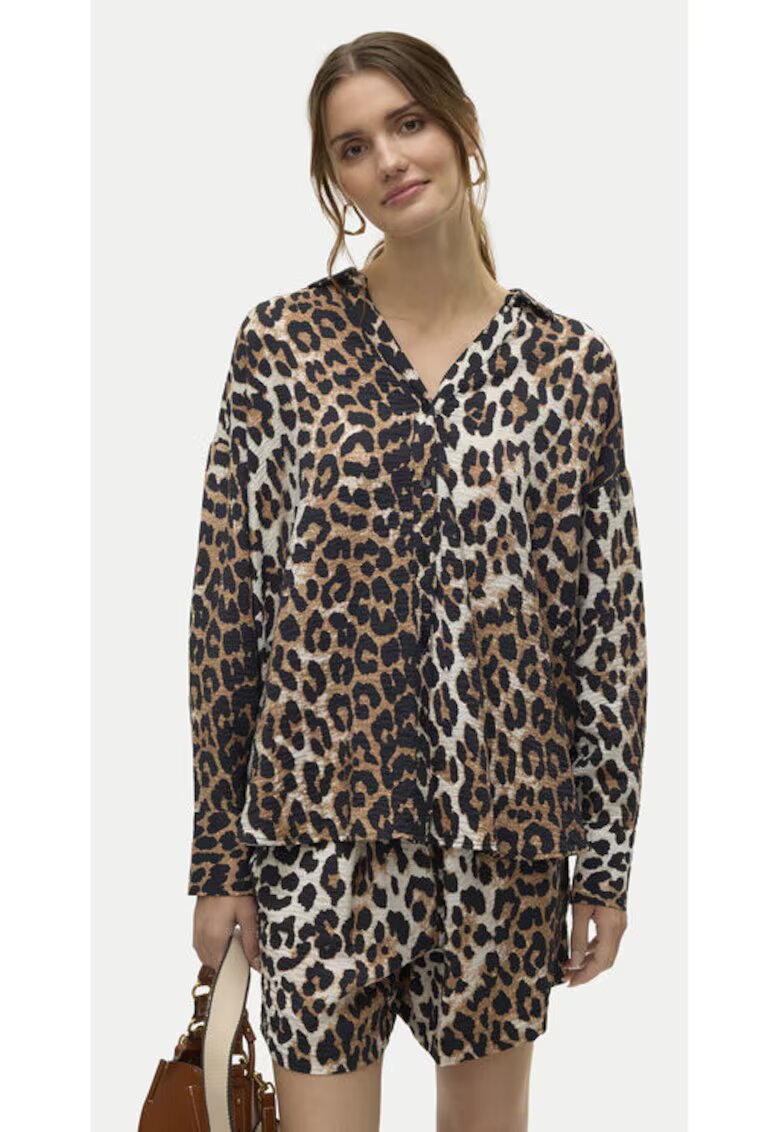 Vero Moda Camasa dama - 304951152 - Viscoza - Maro - Maro