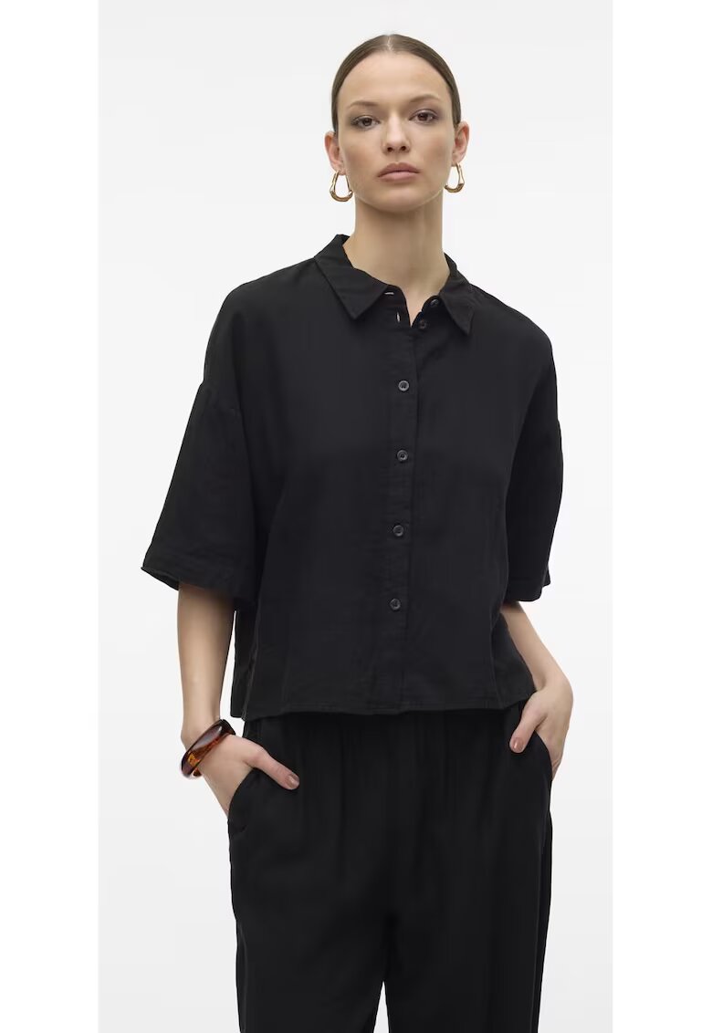 Vero Moda Camasa dama 7440 - Viscoza - Negru