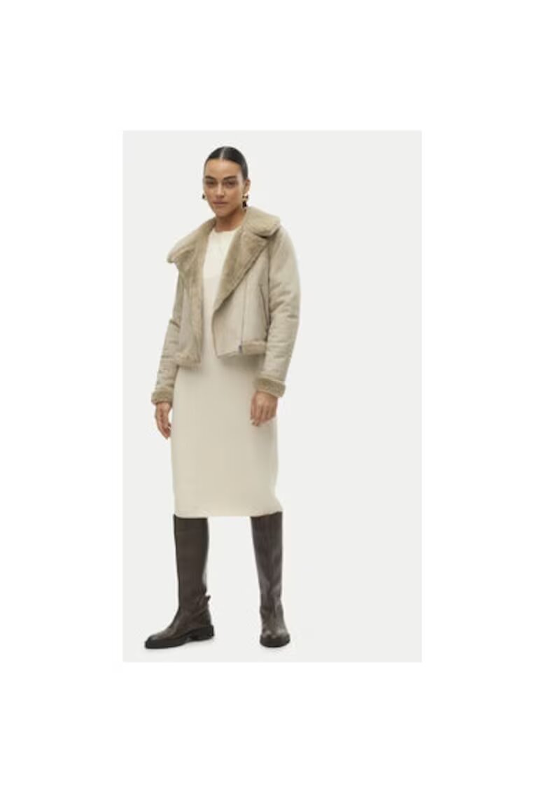 Vero Moda Cojoc dama - 304509247 - Poliester - Gri - Gri