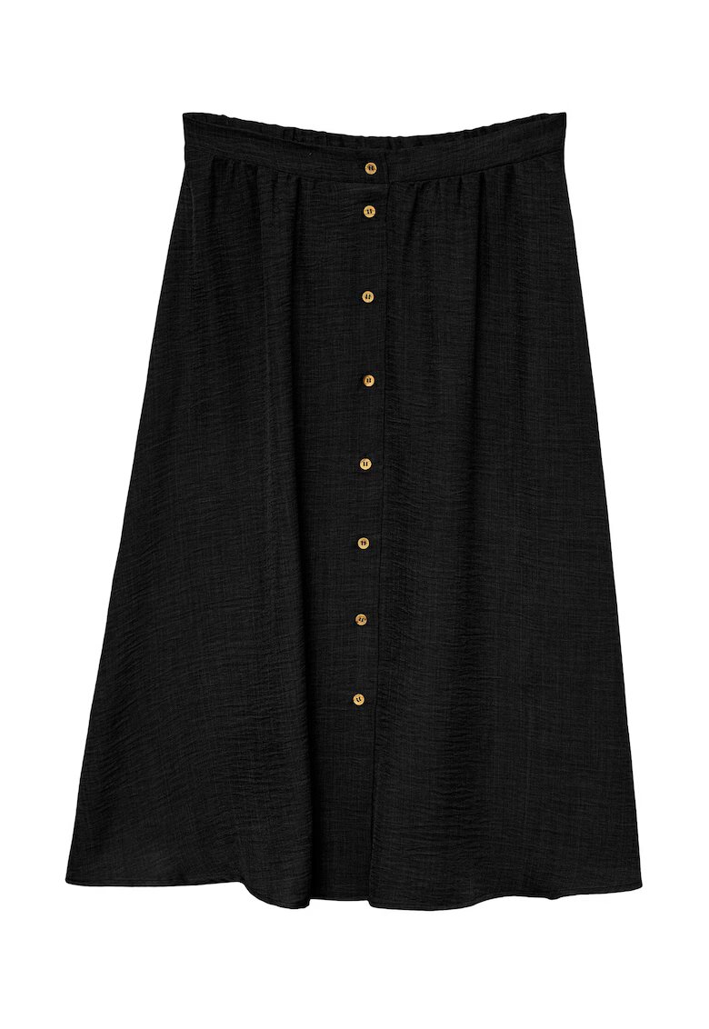 Vero Moda Fusta - 100% poliester - Negru