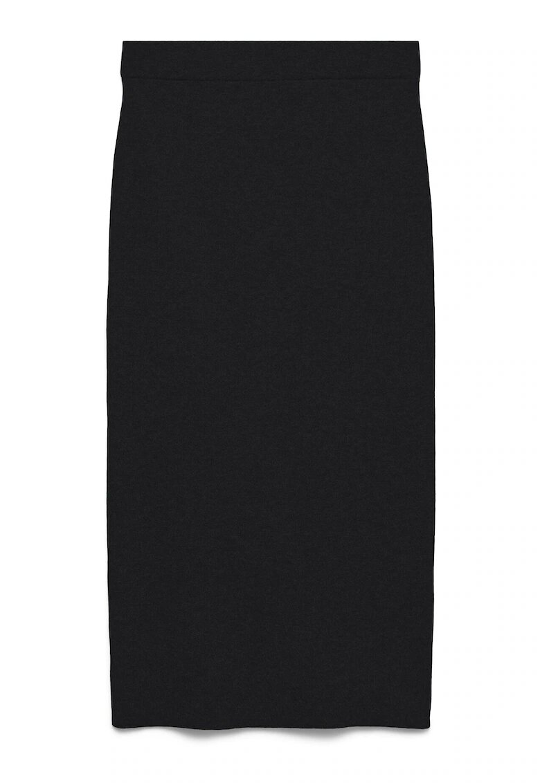 Vero Moda Fusta creion neagra - 34% poliester reciclat - 28% poliester - 24% nailon - 14% viscoza - Negru