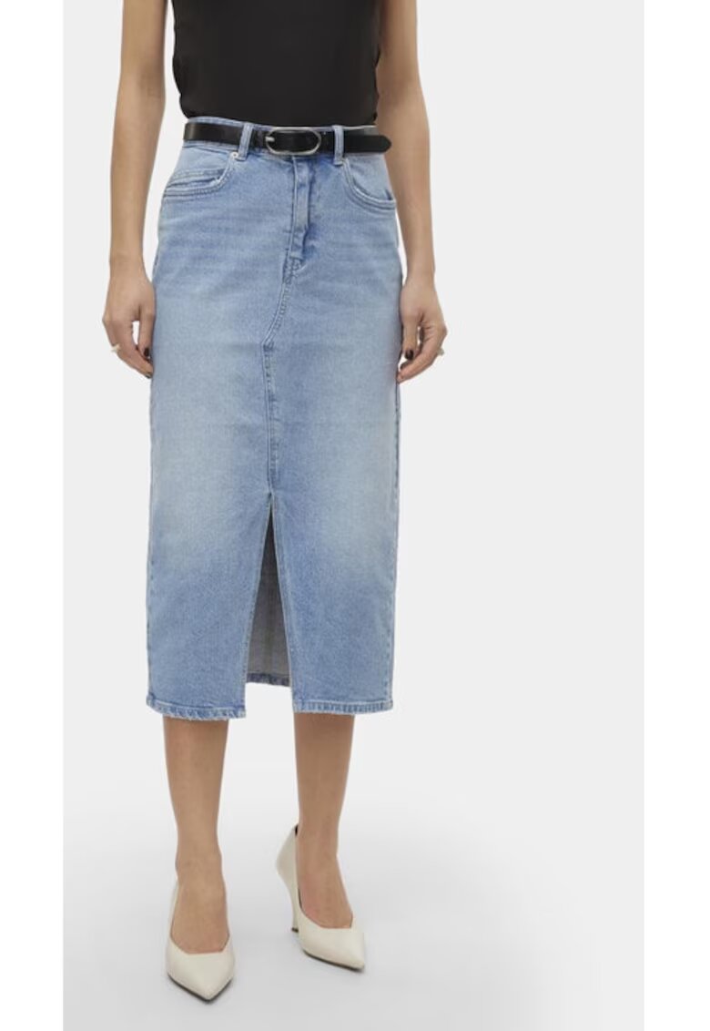 Vero Moda Fusta dama - 13792 - Bumbac - Albastru