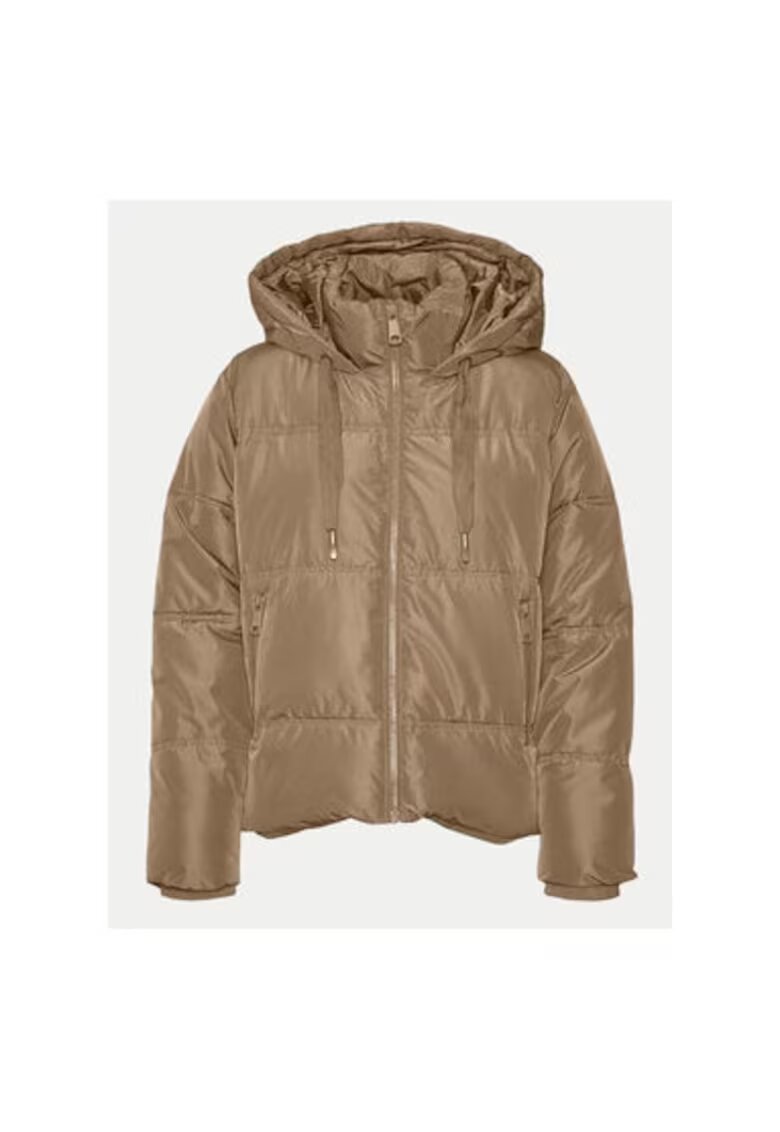Vero Moda Geaca dama - 304509612 - Poliester reciclat/Poliester - Maro - Maro