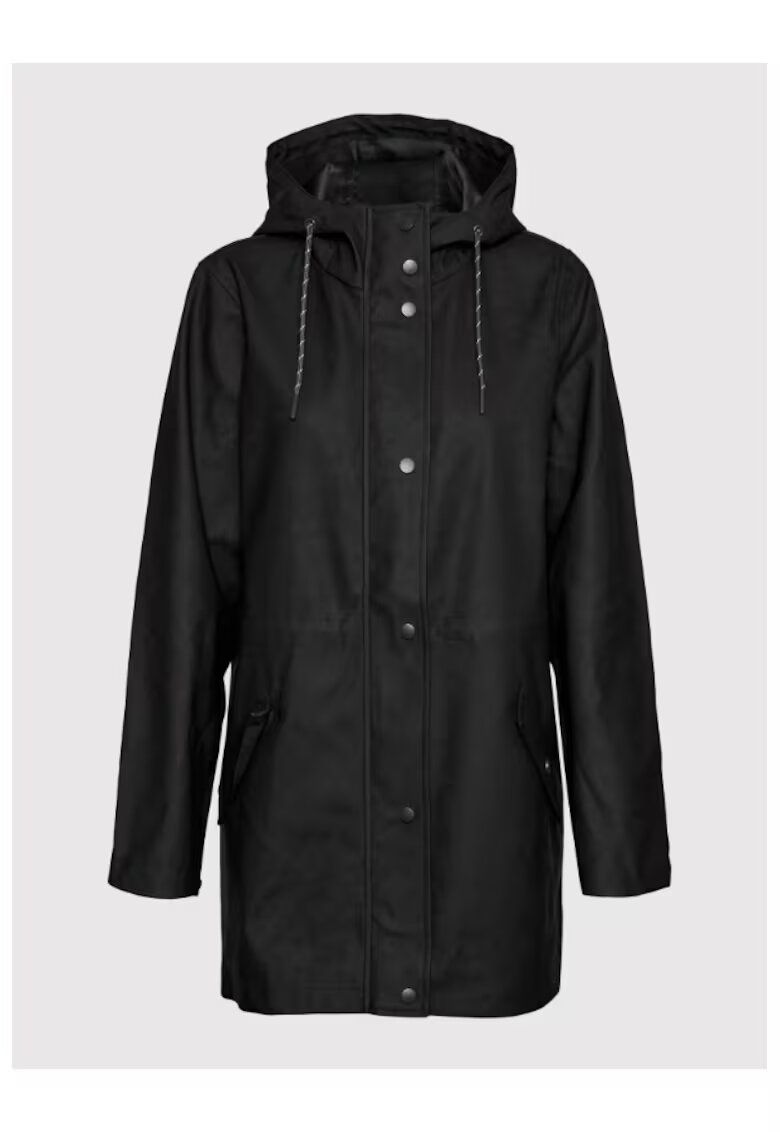 Vero Moda Jacheta de ploaie dama - 300134238 - Poliester - Negru