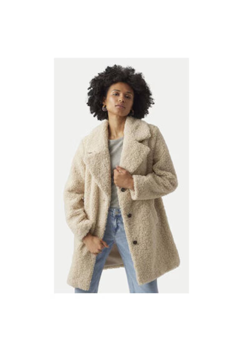 Vero Moda Palton dama - 304509223 - Poliester - XL INTL - Bej