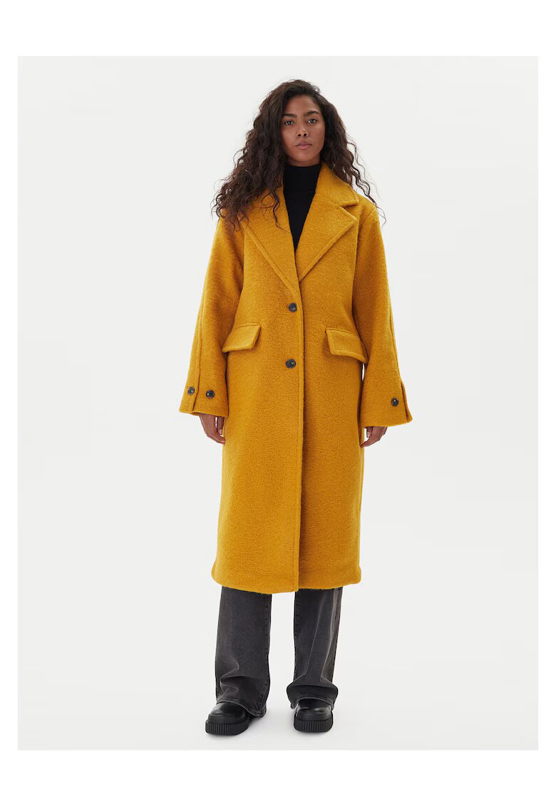 Vero Moda Palton de iarna pentru femei galben