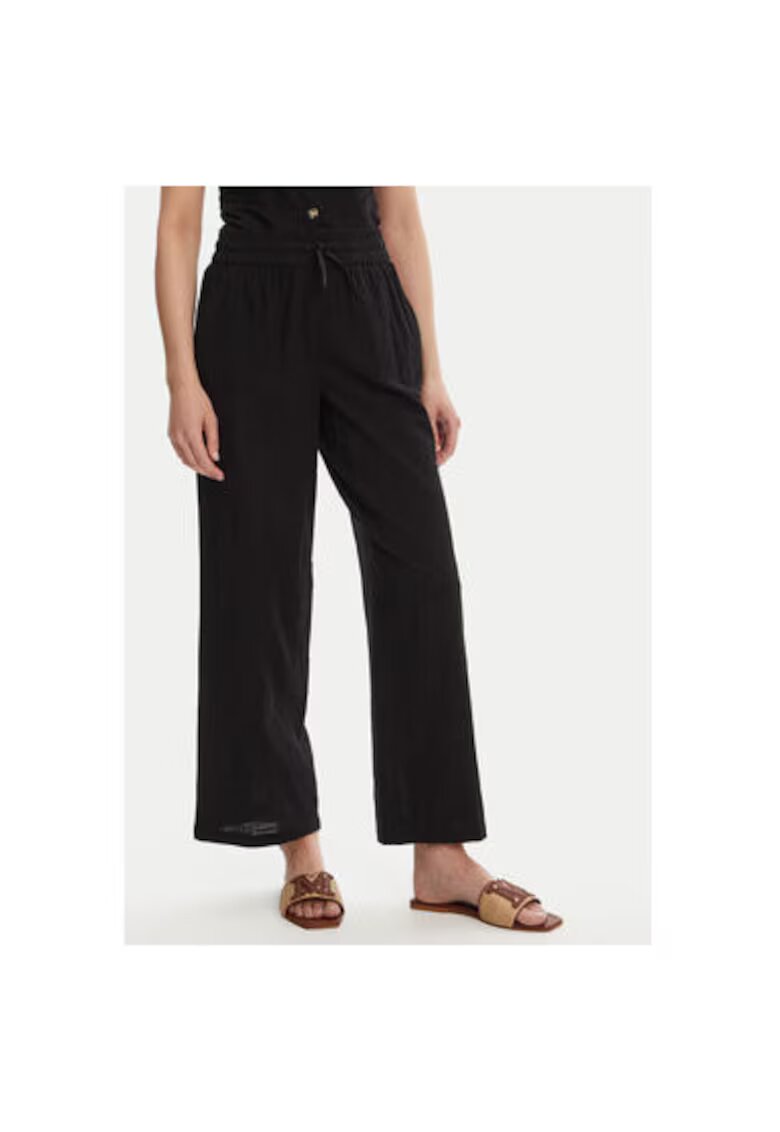 Vero Moda Pantaloni dama 10333796 - Bumbac organic/In - Negru