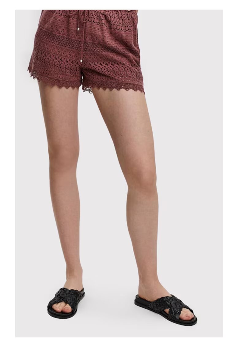 Vero Moda Pantaloni dama - 6979 - Bumbac - Visiniu
