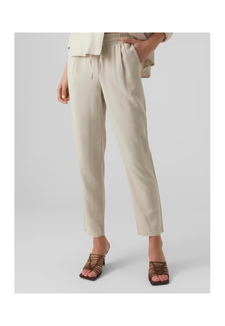 Vero Moda Pantaloni lungi dama - 7060 - Textil - Bej deschis