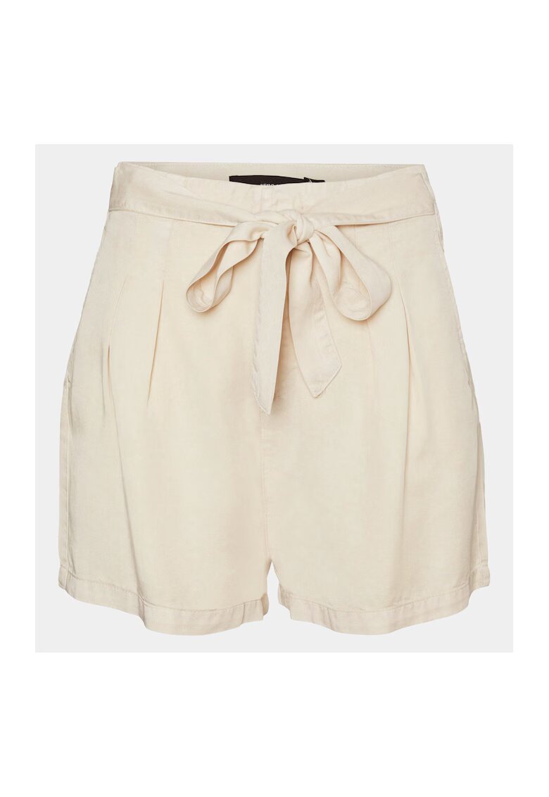 Vero Moda Pantaloni scurti dama - 303613334 - Bej - Lyocell