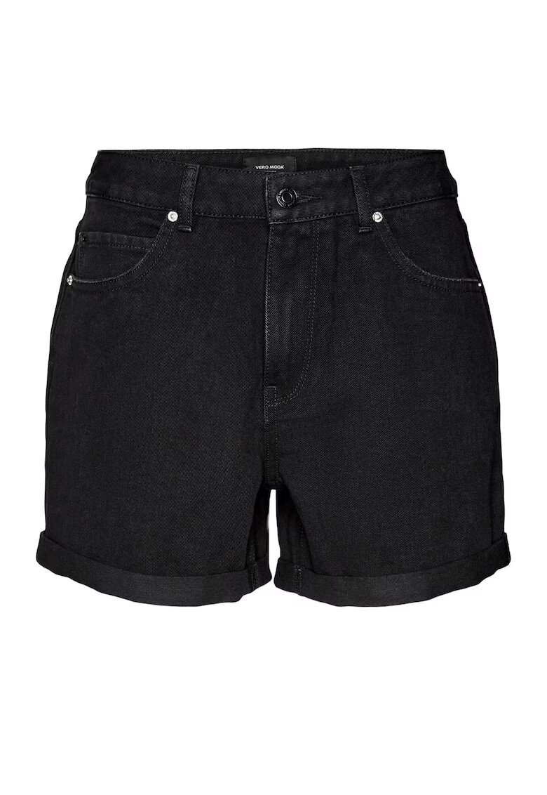 Vero Moda Pantaloni scurti dama - Bumbac/Poliester - Negru