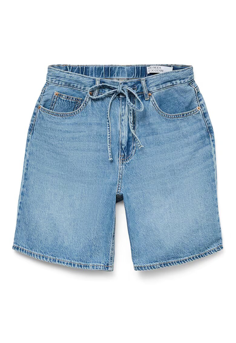 Vero Moda Pantaloni scurti din denim dama 10326196 - Bumbac/Lyocell - Albastru - Albastru
