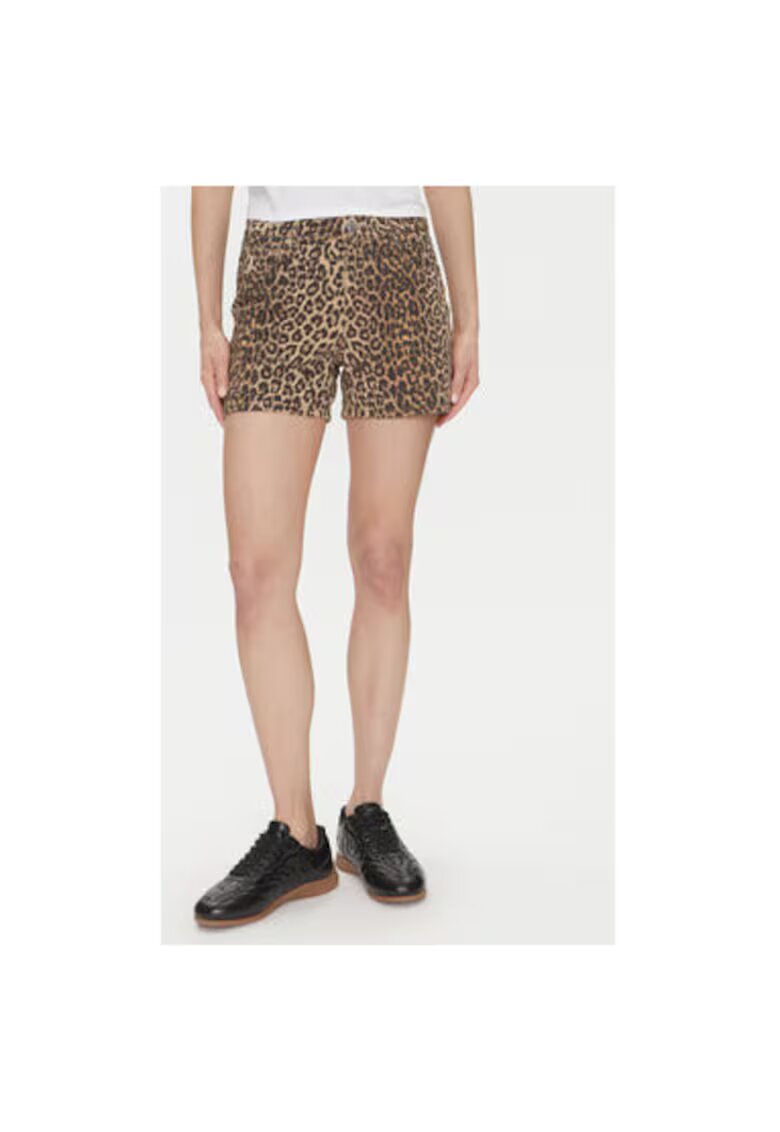 Vero Moda Pantaloni scurti din denim dama 10329962 - Bumbac - Maro - Maro